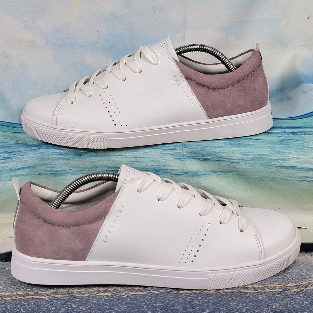 Skechers Street Mada Clean Street Leather Womens 9
